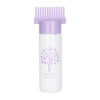 Magideal - Aceite Para El Cabello, Cepillo Para Botella De Tinte Para El Cabello, Botella Vacía Para Teñir El Cabello, Botella Exprimible De 180Ml Para Bricolaje , Violeta
