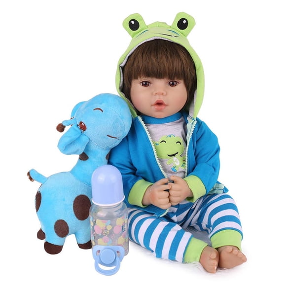 Muñeca Reborn CHAREX Realistic Reborn Boy de 45 cm con set de regalo