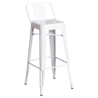 Moboi - Taburete Tolix Clasico Blanco 66Cm