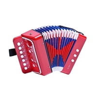 Gnerica - Mini Acordeón De Juguete Para Niños 7 Notas