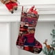 thumbnail image 2 of Tom Holland Tema: Calcetines de Navidad, fino lino blanco para colgar en escaleras y chimenea, decoración navideña para el hogar, regalo de Navidad. 45cm × 32cm, 2 of 5