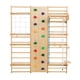 thumbnail image 1 of All-in-One 10-in-1 Indoor Climbing Set - Featuring a Rock Climbing Wall, Wooden Swings, Gymnastic Rings, Rope Ladders, and Stretching Equipment for a Home Fitness Playground, 1 of 3