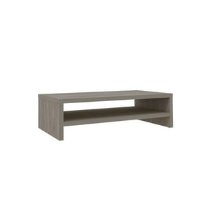 Fmfurniture - Base De Monitor 13,9X48,3X26 Cm Fm-001C Café Claro