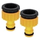 thumbnail image 2 of 2x Conectores De Grifo De Manguera Adaptador De Grifo Roscado De 3/4 "1/2" Para Césped Patio Hogar, 2 of 5