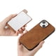 thumbnail image 4 of Funda Magnética Para Iphone 14 Con Billetera Y Anillo Protector Resistente Marrón, 4 of 5