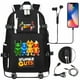 thumbnail image 1 of Stumble Guys Backpack Teenager Students School Bag USB Charging Port Laptop Bag Cartoon Nylon Rucksack Boys Bookbag Mochila, 1 of 3