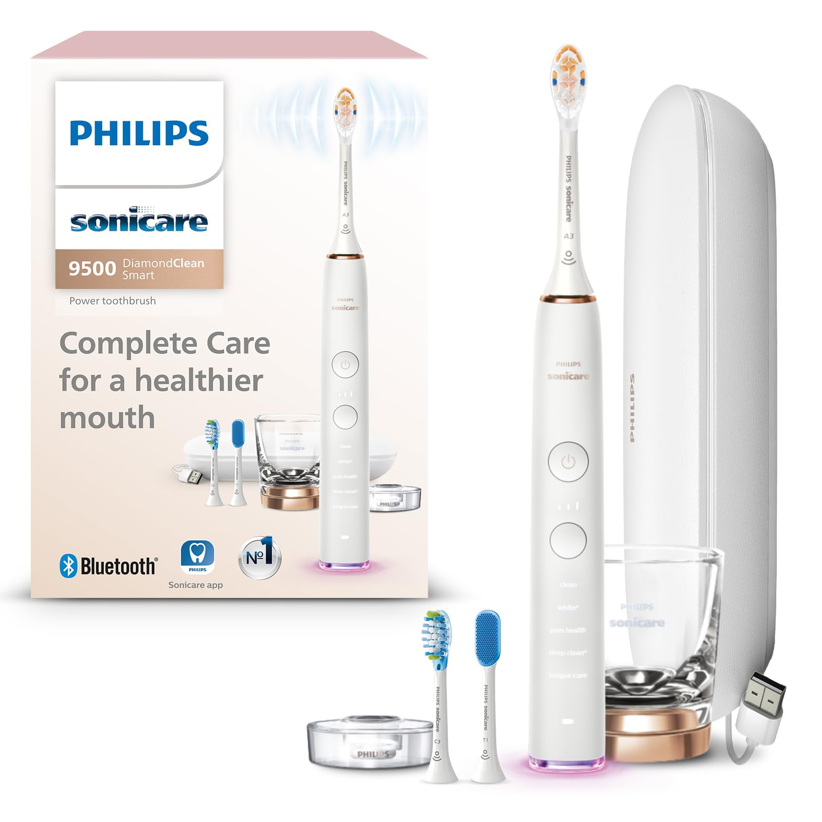 Cepillo De Dientes Eléctrico Philips Sonicare Diamondclean Smart 9500