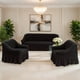 thumbnail image 1 of Juego De Fundas Para Sofa Y Sillones Turca Set Living 1+1+3 Elasticada Color Negro, 1 of 3