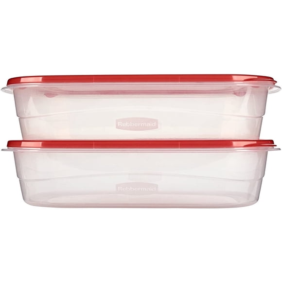 Contenedor Rubbermaid TakeAlongs 4,4L Rojo Pack 2