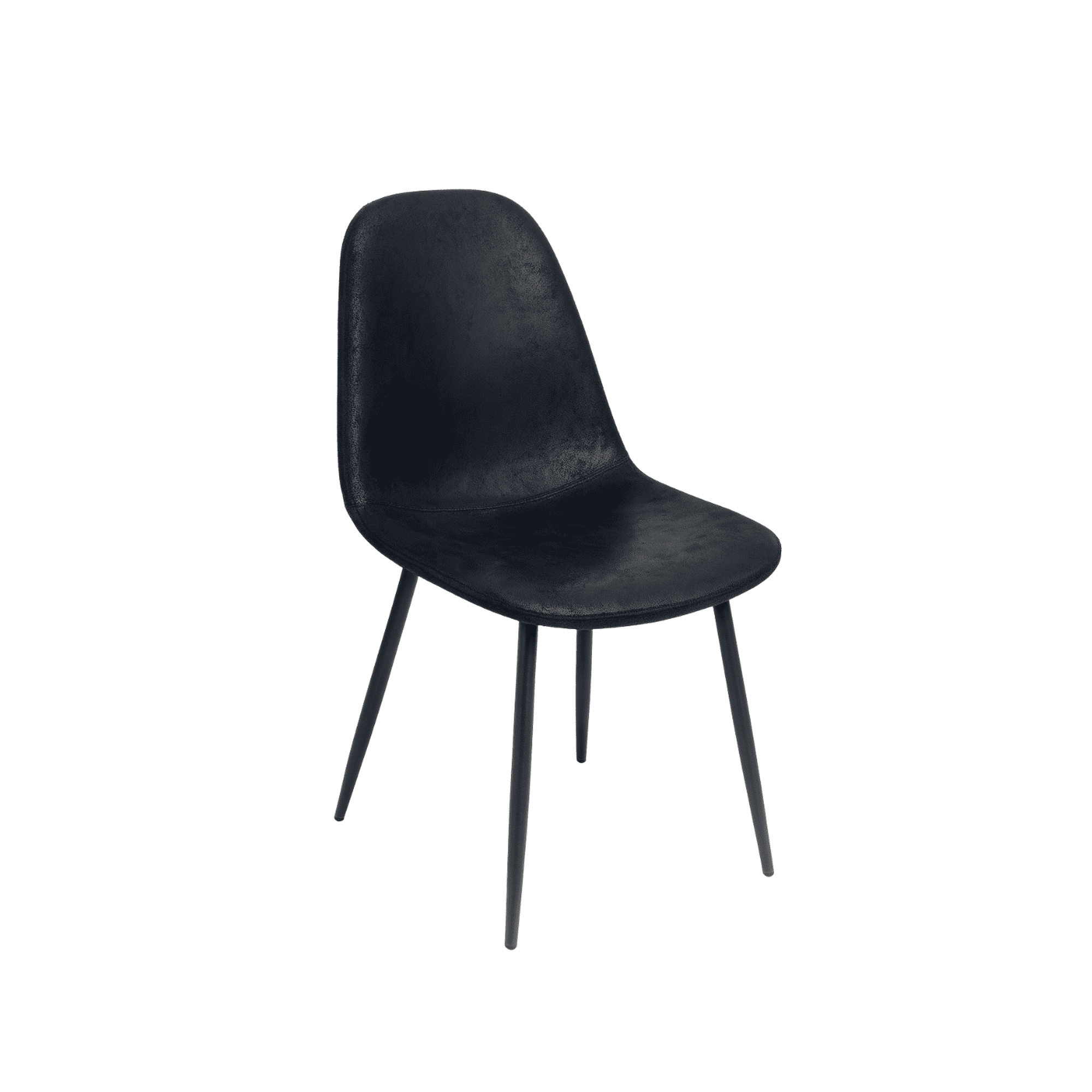 Habita2 Chile - Silla De Comedor Gamuza Black Murcia - Negro