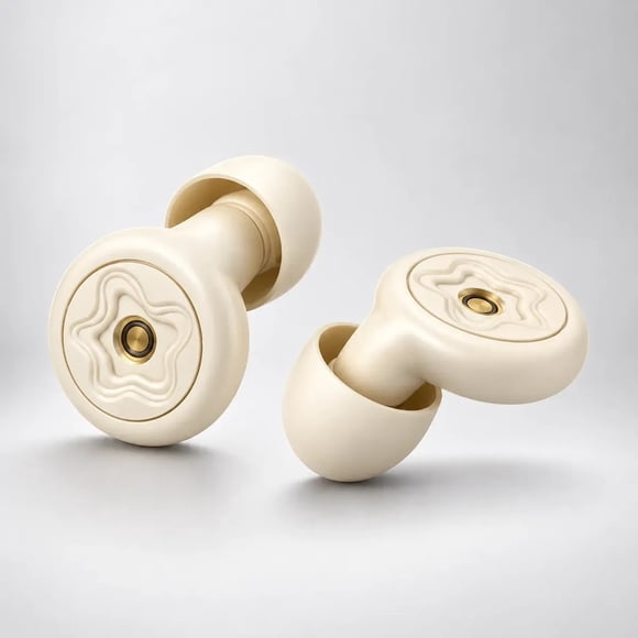 Tapones Auditivos Beige Reducción de Ruido con Estuche 4 Tallas S M L XL para Trabajo Viajes Natación Conciertos y Descanso