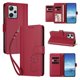 thumbnail image 2 of Funda Cartera Trébol para Xiaomi Redmi Note 12 Pro Plus 5G con Ranuras Tarjetas y Carga Inalámbrica Rojo, 2 of 6