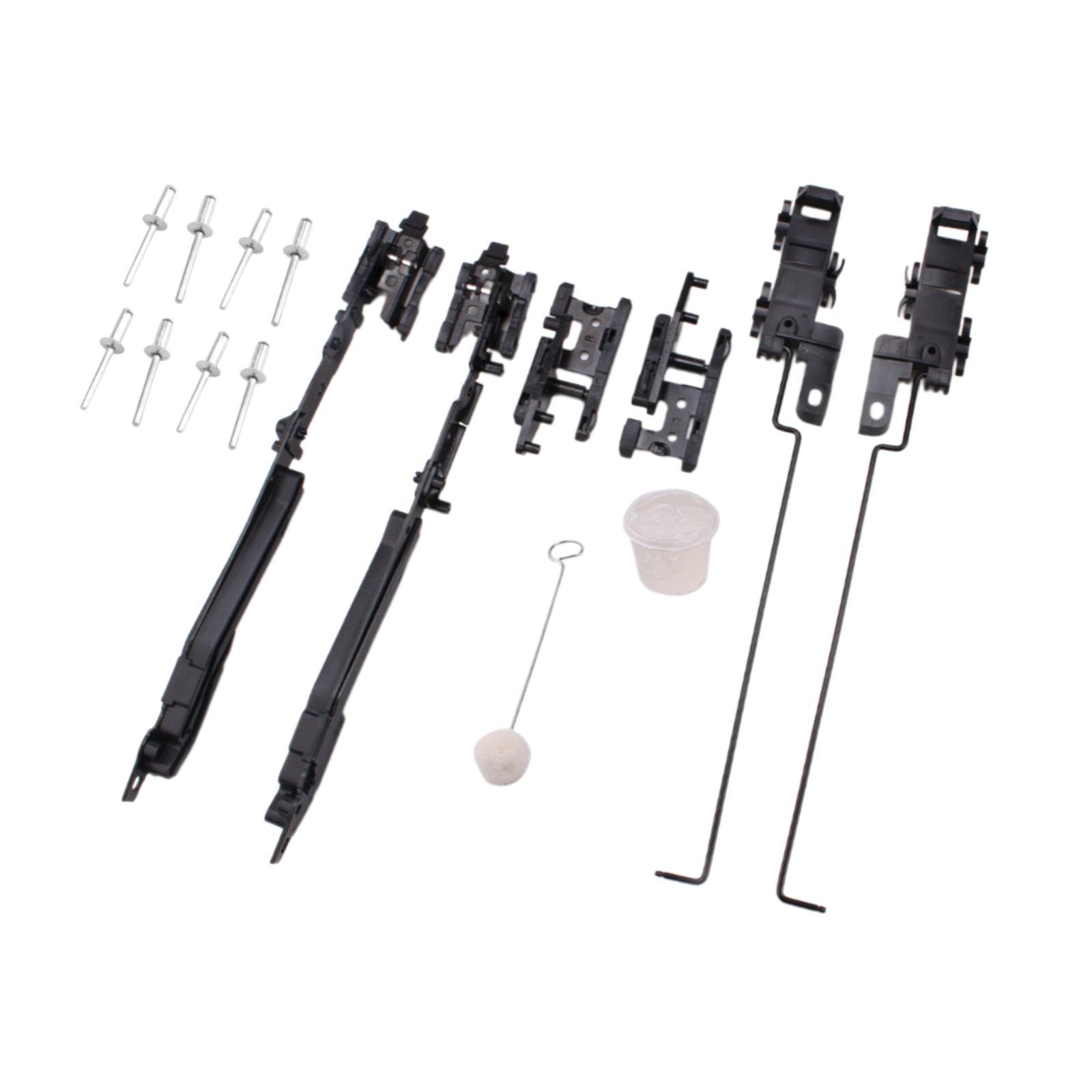 Magideal - Kit De Reparación De Techo Solar Para Automóvil Con Material De Aleación De Aluminio Pp Ensamblaje De Accesorios Fácil Instalación Reemplazo Directo