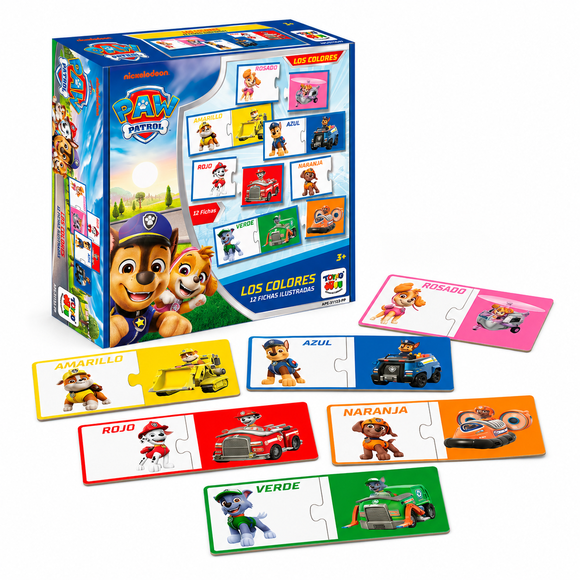 Juego de Mesa Los Colores - Paw Patrol