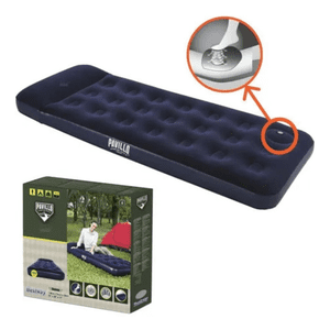 Genérico - Colchon Inflable 1 Plaza 185X76X28 - Inflador Incorporado!! Color Azul