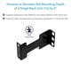 thumbnail image 3 of Extensor para rack de servidores StarTech 1U de 10 cm, compatible con TAA, 3 of 4