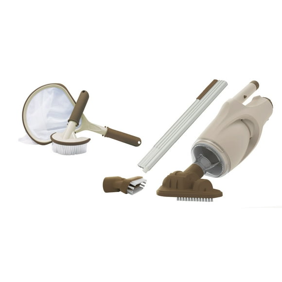 Kit aspiradora recargable inalámbrica Boreal 05 y accesorios para piscina y Spa