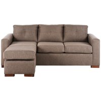 Muebles América - Seccional Multiposiciones Tela Café