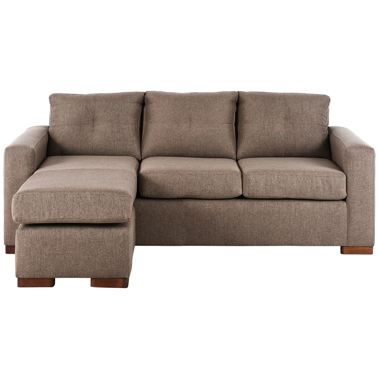 Muebles América - Seccional Multiposiciones Tela Café