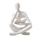 thumbnail image 3 of Estatuilla Estatuilla Humana Figuras Estatua Del Pensador Para Estante De Escritorio Sala De Estar 8.5cmx6cmx11.5cm Blanco, 3 of 5