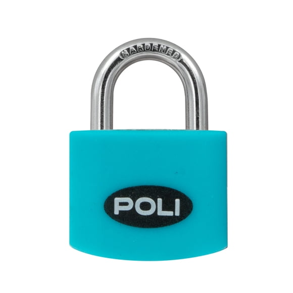 Candado Poli Pop 32mm Celeste