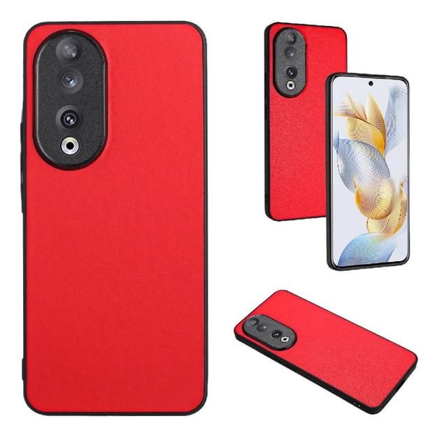 Funda Antigolpes para Honor 90 Cubierta Delgada Rojo