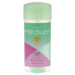 Desodorante Y Antitranspirante En Gel Con Protección De 48 Horas - Powder Fresh De Mitchum Para - Desodorante En Barra De 3,4 Oz