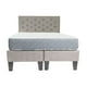 thumbnail image 2 of Cama HVM 2 Plazas Europea Gris Lino, 2 of 3