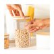 thumbnail image 2 of Frasco Tarro Hermetico Cuadrado 400mL Vidrio 12cm Tapa Bambú, 2 of 3