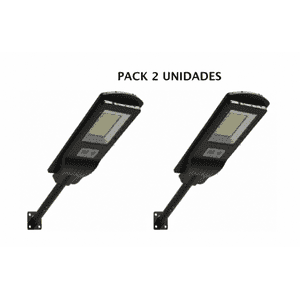Pro Outdoor - Pack 2 Luminaria Led 50 W Solar Contra Agua
