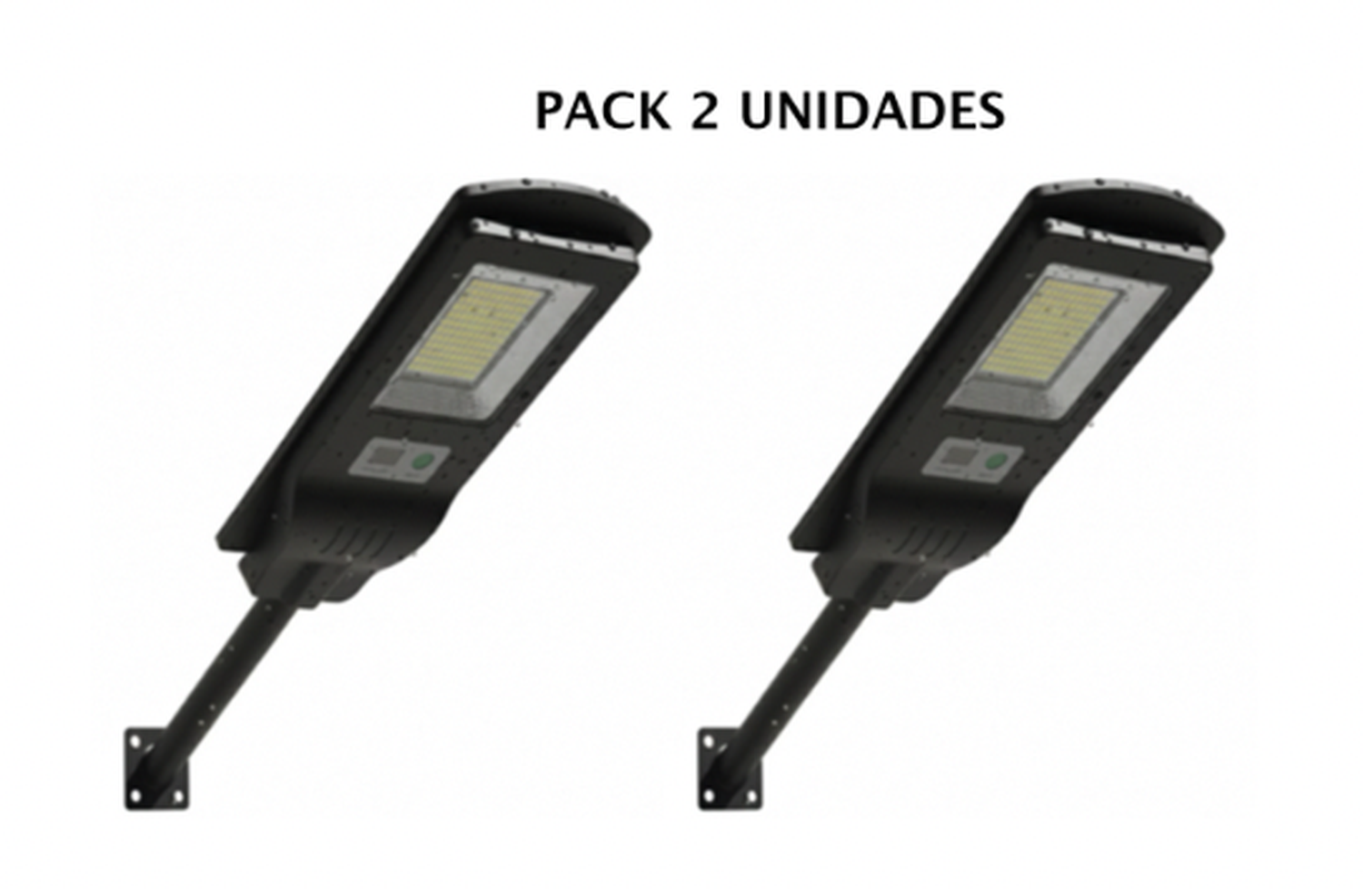 Pro Outdoor - Pack 2 Luminaria Led 50 W Solar Contra Agua