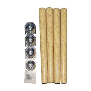 Bothyi - Patas De Muebles De Madera, Piezas De Repuesto Para Mueble De Tv, Cómoda, Mesa De Centro, 4 Uds.