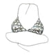 thumbnail image 2 of Mujer Body Chain Sin Mangas Lencería Elegante Para Festival Ropa De Calle Playa Plata., 2 of 3