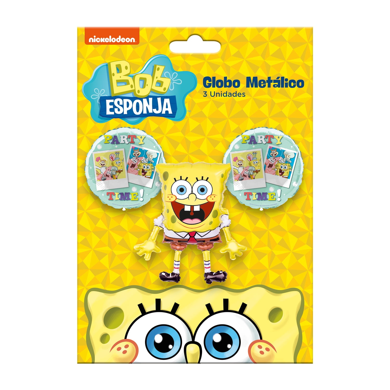 Set 3 Globos Foil Bob Esponja