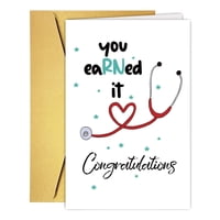 Tarjeta De Graduación Rualove Cute Nurse For Her Con Sobre