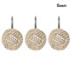 thumbnail image 3 of Juego de 12 ganchos para cortinas de ducha Sunlit Boho Knots Seaside, 3 of 5