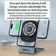 thumbnail image 2 of Soporte De Carga Inalámbrico Para iPhone Samsung Galaxy Qi Soporte De Carga Rápida Para AirPods Pro 2 3 Smartphones 15W-Blanco, 2 of 7