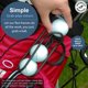 thumbnail image 3 of Soporte para pelotas de golf SnakeBelly Pro Quick-Draw Release negro, 3 of 8