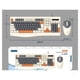 thumbnail image 4 of Set Teclado Mecánico Look Y Mouse Color Beige Naranjo, 4 of 5