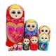 thumbnail image 2 of 10 Piezas Matryoshka Juguetes Para Niños Decoración De Muñecas Rusas De Madera Para Vacaciones, 2 of 5