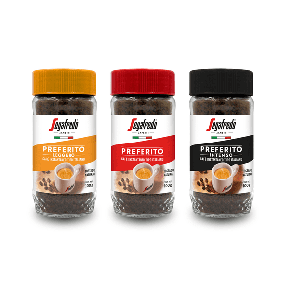 Pack Café Instantaneo Preferitos tradicional - Intenso - Ligero