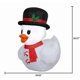 thumbnail image 3 of Muñeco de Nieve Inflable PATO DE GOMA PITCHING PIGEON 99 cm con Luces LED, 3 of 4