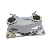 Magideal - Soporte De Montaje Profesional Para Tom, Soporte Para Pata De Tambor De Suelo, Soporte Para Estante, Base De Soporte Para Tambor, Abrazadera Para Plat