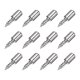 thumbnail image 1 of Uxcell Soportes para Estantes, 12 Piezas Pasadores para Estantes Tornillos Auto-roscantes, 1 of 7