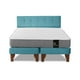 thumbnail image 5 of Cama Europea Zen Best 2 Plazas Colchon Resortes Base Dividida + Respaldo Tela Turquesa, 5 of 6