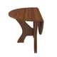 thumbnail image 2 of 43 in Folding Dining Table for Small Spaces, MDF Table with Walnut Veneer, Space Saving Foldable Kitchen Table for Indoor and Outdoor Use, 2 of 3