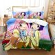 thumbnail image 1 of Yami To LOVE-Ru Bedding Set Duvet Cover Bed Set Quilt Cover Pillowcase Comforter Size Boys Adult Bed Sheets, 1 of 5