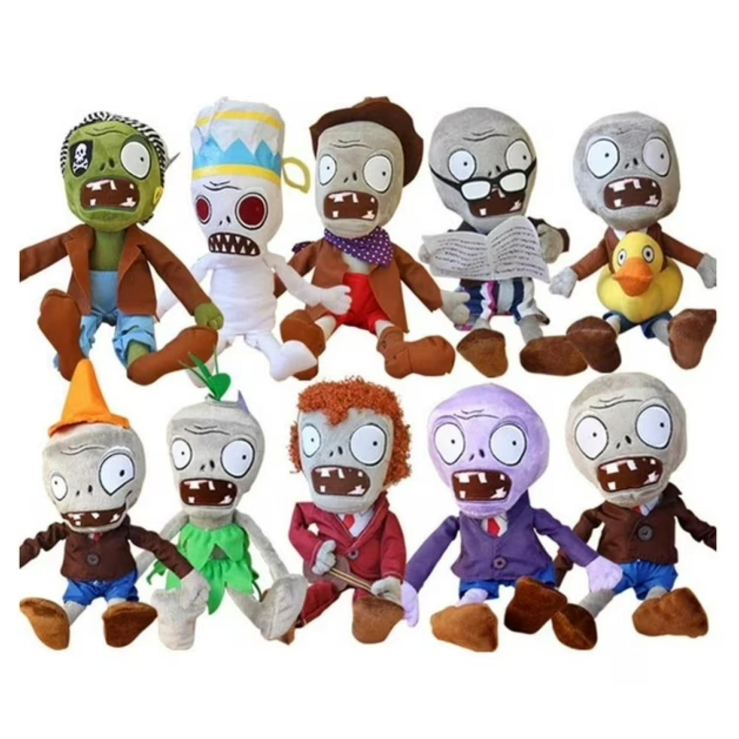 Total E-commerce - Juguete Pack 6 Peluches Plantas Vs Zombies 28cm Infantil