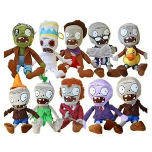Total E-Commerce - Juguete Pack 6 Peluches Plantas Vs Zombies 28Cm Infantil