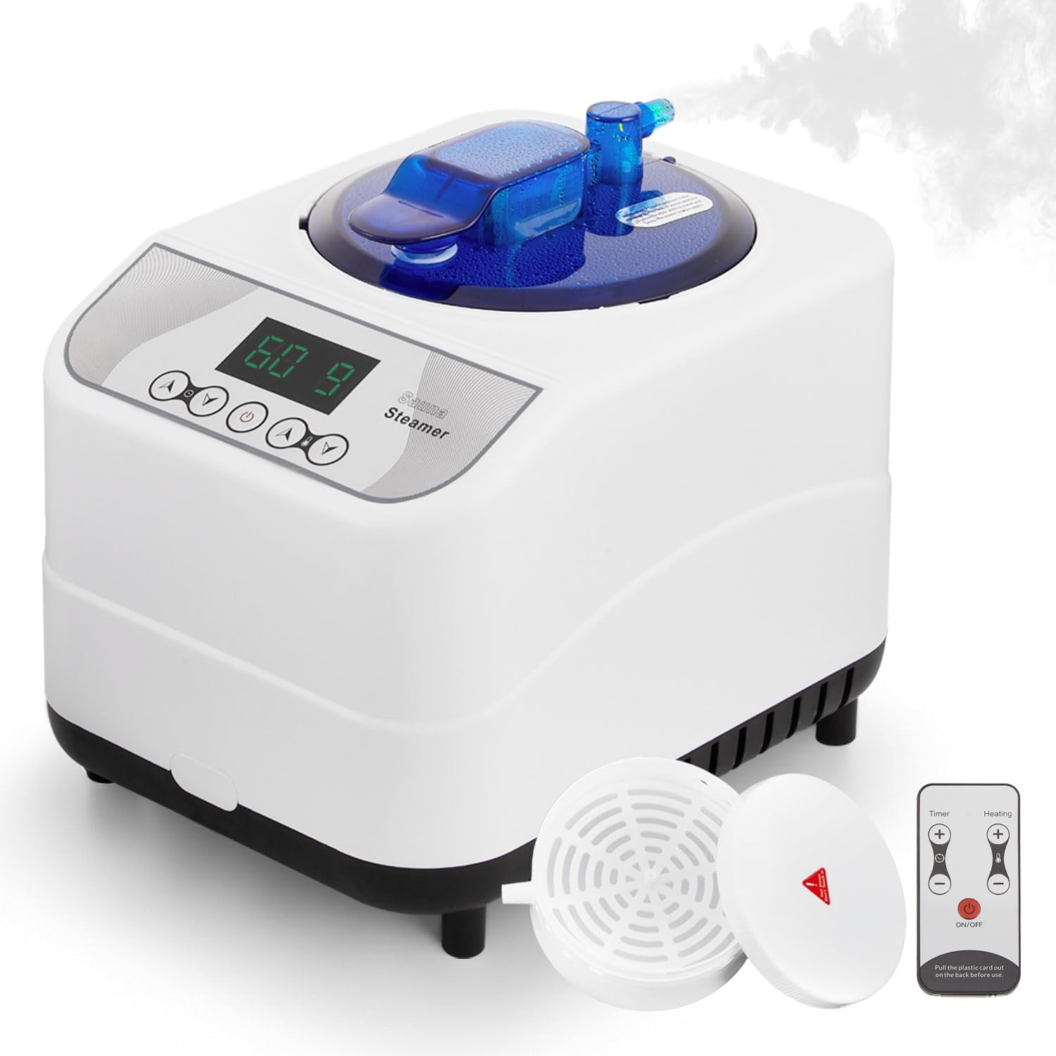 Máquina De Vapor Para Sauna Rrgfb 1300w 1.7l Con Control Remoto